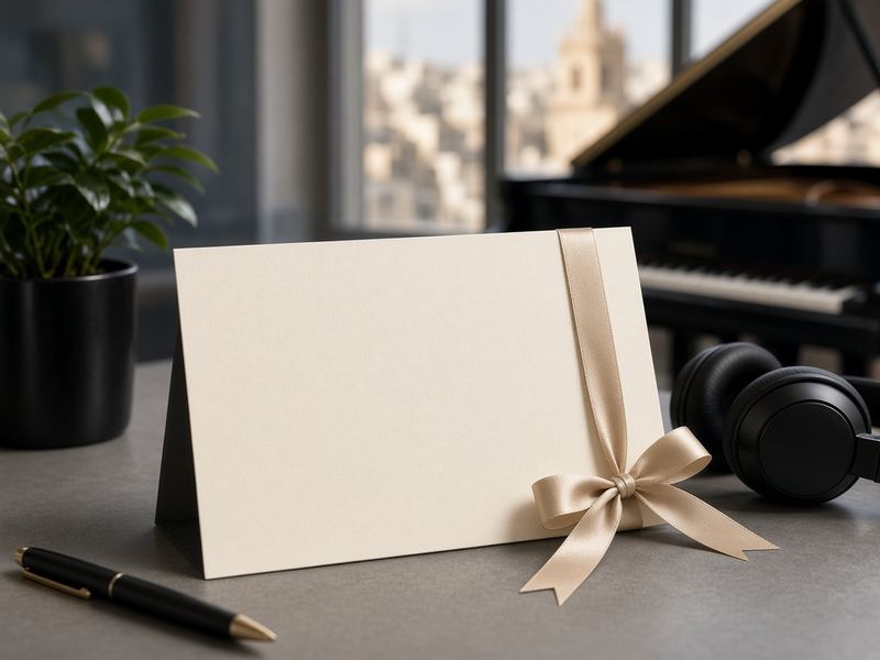 Gift voucher at Goldmeadow Piano Studio